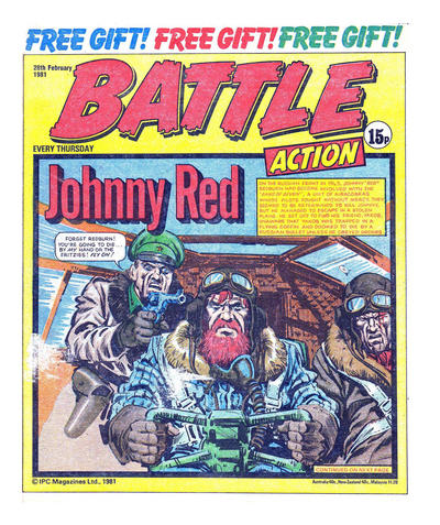 Cover for Battle Action (IPC, 1977 series) #28 February 1981 [304]
