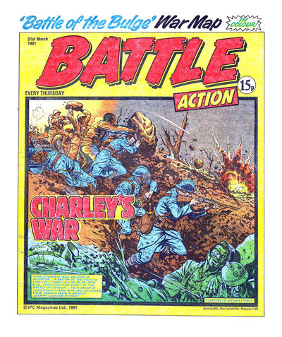 Cover for Battle Action (IPC, 1977 series) #21 March 1981 [307]