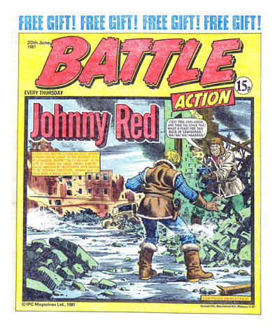 Cover for Battle Action (IPC, 1977 series) #20 June 1981 [320]