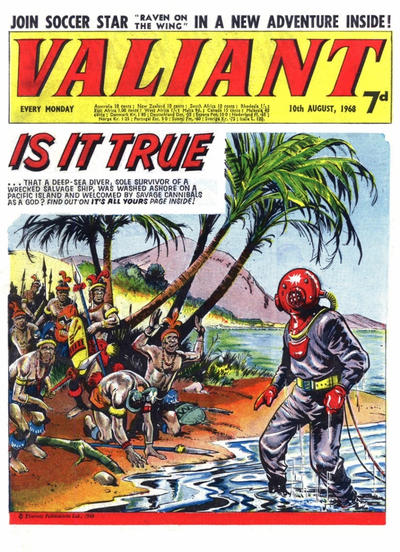 Cover for Valiant (IPC, 1964 series) #10 August 1968