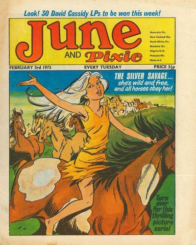 Cover for June and Pixie (IPC, 1973 series) #3 February 1973