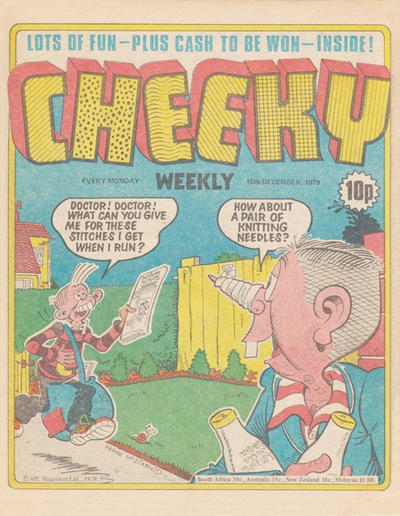 Cover for Cheeky Weekly (IPC, 1977 series) #110