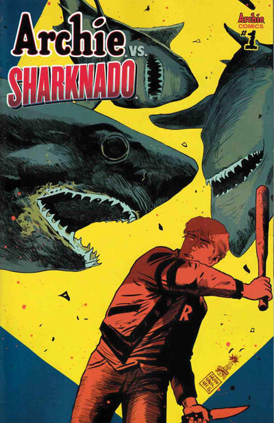 Cover for Archie vs Sharknado (Archie, 2015 series) #1 [Cover B - Francesco Francavilla]
