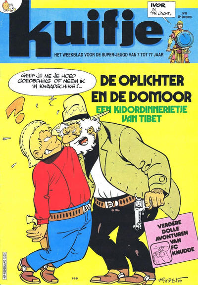Cover for Kuifje (Le Lombard, 1946 series) #36/1984