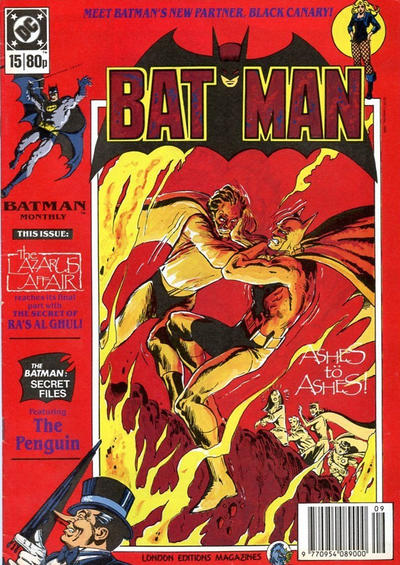 Cover for Batman Monthly (Egmont UK, 1988 series) #15