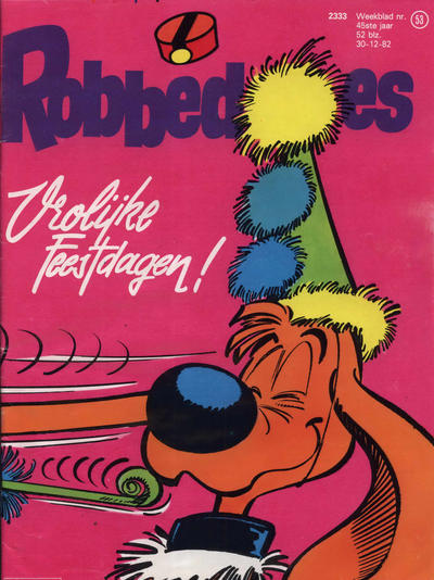 Cover for Robbedoes (Dupuis, 1938 series) #2333
