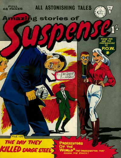 Cover for Amazing Stories of Suspense (Alan Class, 1963 series) #70
