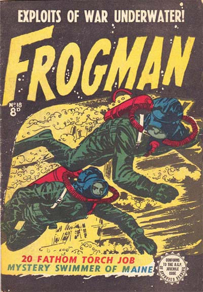 Cover for Frogman (Horwitz, 1953 ? series) #18