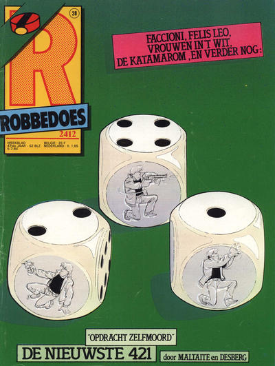 Cover for Robbedoes (Dupuis, 1938 series) #2412