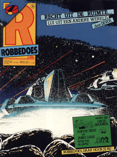 Cover for Robbedoes (Dupuis, 1938 series) #2416