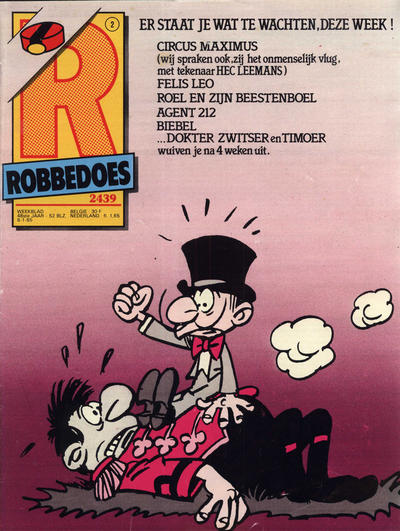Cover for Robbedoes (Dupuis, 1938 series) #2439