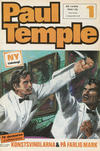 Cover for Paul Temple (Semic, 1970 series) #1/1970
