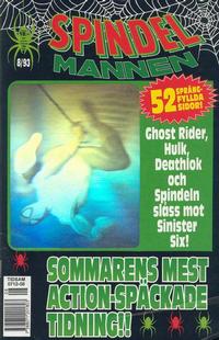 Cover Thumbnail for Spindelmannen (SatellitFörlaget, 1988 series) #8/1993