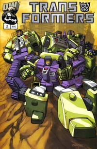 Cover Thumbnail for Transformers: Generation 1 (Dreamwave Productions, 2002 series) #4 [Decepticons Cover]