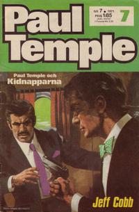Cover Thumbnail for Paul Temple (Semic, 1970 series) #7/1971