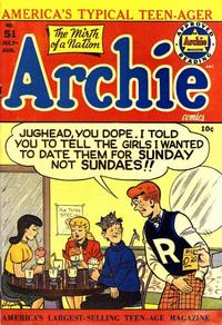 Cover Thumbnail for Archie Comics (Archie, 1942 series) #51