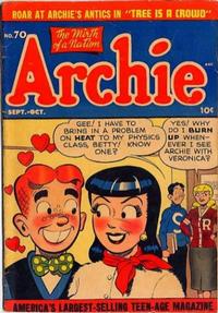 Cover Thumbnail for Archie Comics (Archie, 1942 series) #70