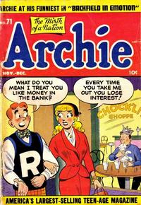 Cover Thumbnail for Archie Comics (Archie, 1942 series) #71