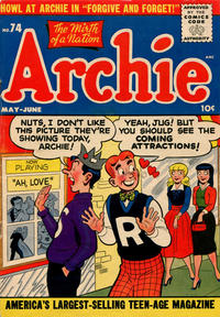 Cover Thumbnail for Archie Comics (Archie, 1942 series) #74