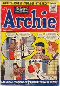 Cover Thumbnail for Archie Comics (Archie, 1942 series) #75