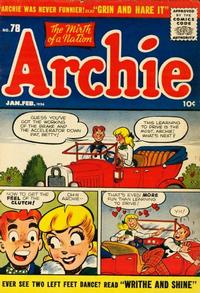 Cover Thumbnail for Archie Comics (Archie, 1942 series) #78