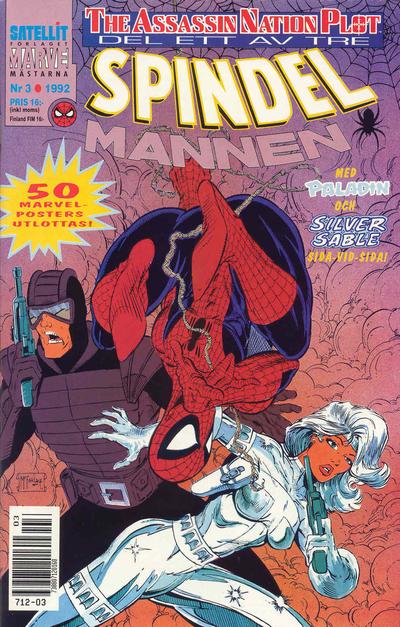 Cover for Spindelmannen (SatellitFörlaget, 1988 series) #3/1992