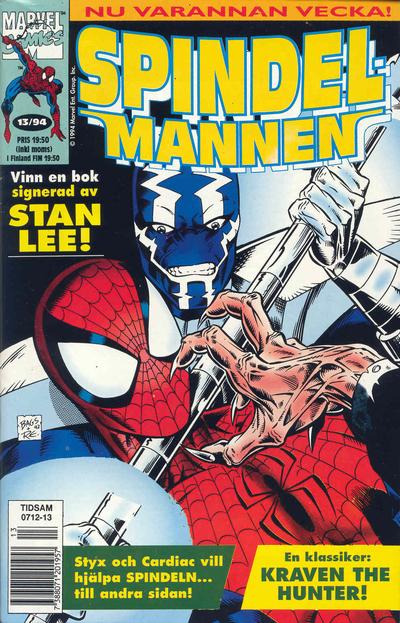 Cover for Spindelmannen (SatellitFörlaget, 1988 series) #13/1994