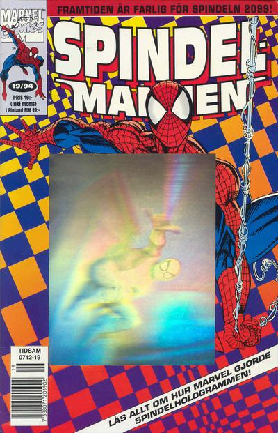 Cover for Spindelmannen (SatellitFörlaget, 1988 series) #19/1994