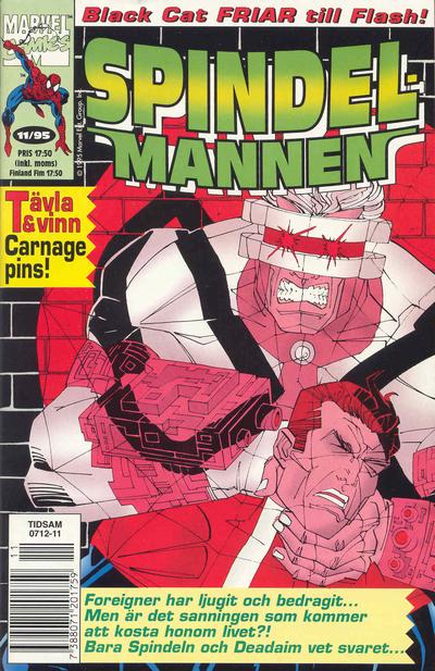 Cover for Spindelmannen (SatellitFörlaget, 1988 series) #11/1995