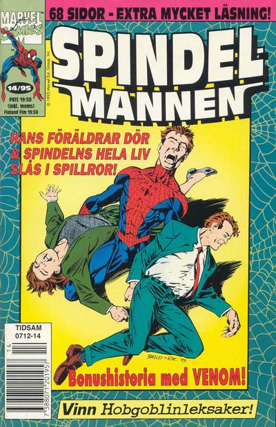 Cover for Spindelmannen (SatellitFörlaget, 1988 series) #14/1995