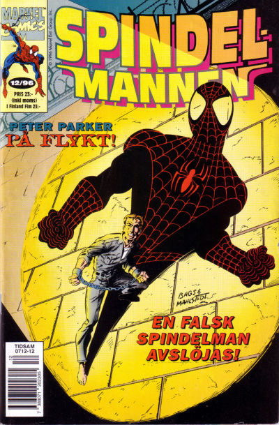 Cover for Spindelmannen (SatellitFörlaget, 1988 series) #12/1996
