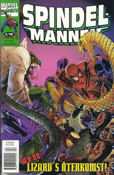 Cover for Spindelmannen (Egmont, 1997 series) #4/1998
