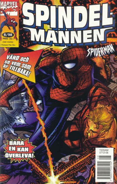 Cover for Spindelmannen (Egmont, 1997 series) #8/1998