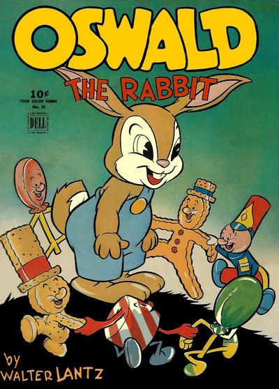Cover for Four Color (Dell, 1942 series) #39 - Oswald the Rabbit