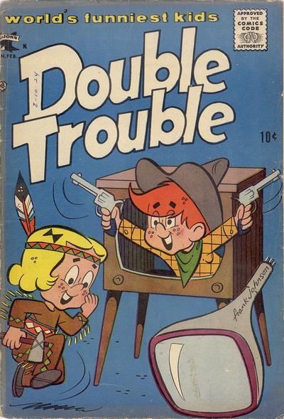 Cover for Double Trouble (St. John, 1957 series) #2