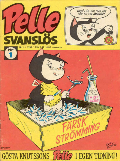 Cover for Pelle Svanslös (Semic, 1965 series) #1/1965