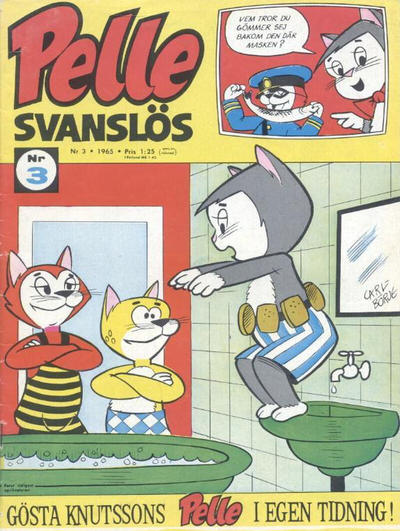 Cover for Pelle Svanslös (Semic, 1965 series) #3/1965