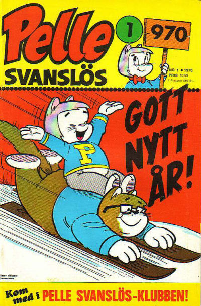 Cover for Pelle Svanslös (Semic, 1965 series) #1/1970