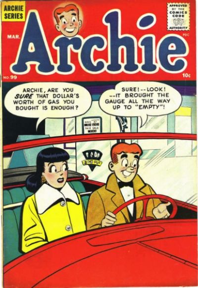 Cover for Archie Comics (Archie, 1942 series) #99