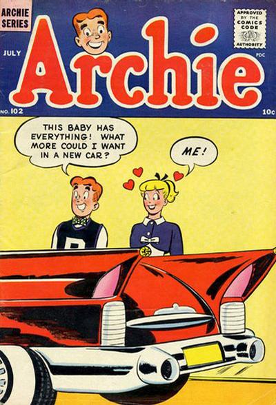 Cover for Archie (Archie, 1959 series) #102