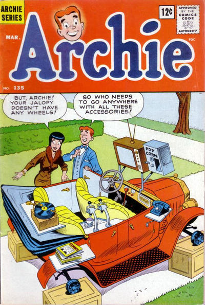 Cover for Archie (Archie, 1959 series) #135
