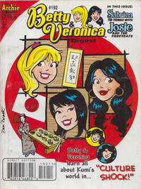 Cover Thumbnail for Betty and Veronica Comics Digest Magazine (Archie, 1983 series) #192 [Direct Edition]
