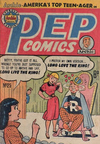 Cover Thumbnail for Pep Comics (H. John Edwards, 1951 series) #25