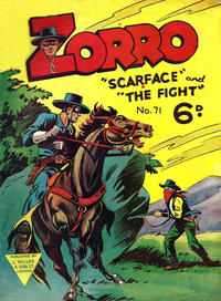 Cover for Zorro (L. Miller & Son, 1952 series) #71
