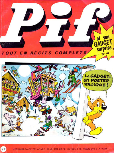 Cover for Pif Gadget (Éditions Vaillant, 1969 series) #47