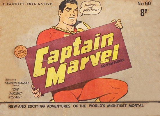 Cover for Captain Marvel Adventures (Cleland, 1946 series) #60
