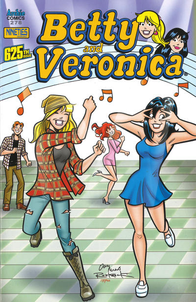Cover for Betty and Veronica (Archie, 1987 series) #278 [Cover B Dan Parent 90s Variant]