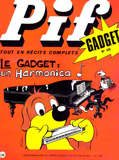 Cover for Pif Gadget (Éditions Vaillant, 1969 series) #103