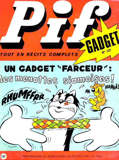 Cover for Pif Gadget (Éditions Vaillant, 1969 series) #127