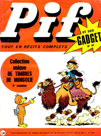 Cover for Pif Gadget (Éditions Vaillant, 1969 series) #88